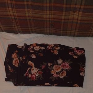 Floral bedtime pants